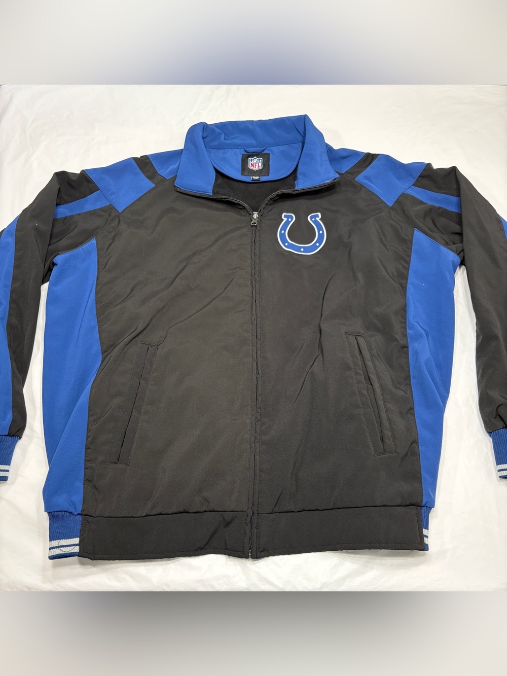 NFL Indianapolis Colts Full Zip Up Soft Shell Jacket Men’s XXL